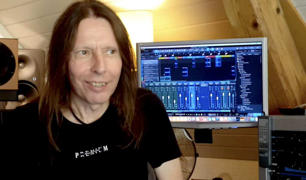 Thom Blunier im Studio
